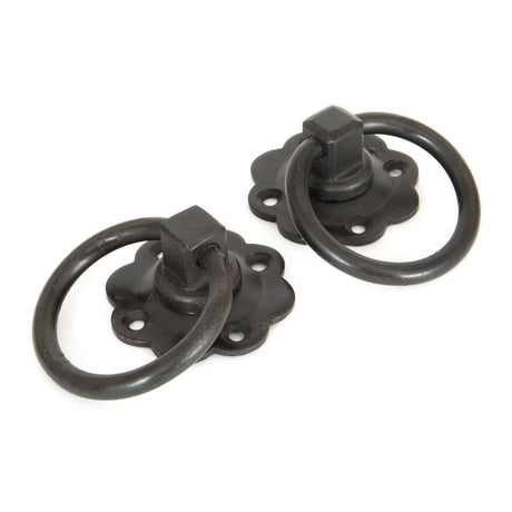 From The Anvil Door Furniture Beeswax / Ring Latch From The Anvil - Beeswax Ring Turn Handle Set