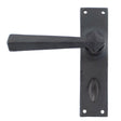 From The Anvil Door Furniture Beeswax / Bathroom Lock Handles From The Anvil - Beeswax Straight Lever Bathroom Set