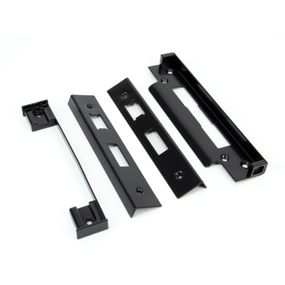From The Anvil Locks & Latches Black / Sashlock Rebate Sets From The Anvil - Black 1/2" Euro Sash Lock Rebate Kit