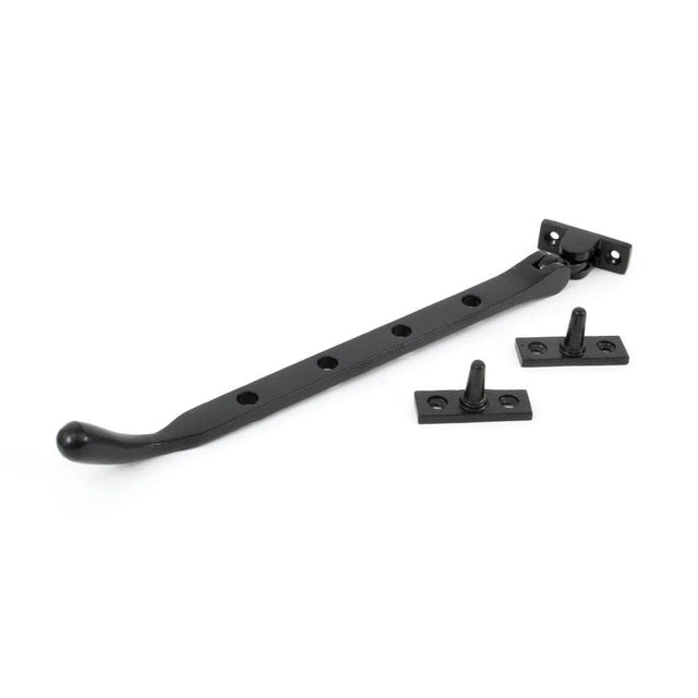 From The Anvil Window Furniture Black / 10"/250mm From The Anvil - Black 10" Cast Peardrop Stay