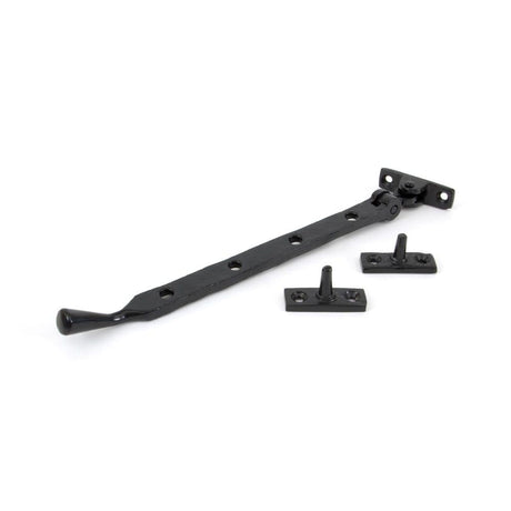 From The Anvil Window Furniture Black / 10"/250mm From The Anvil - Black 10" Handmade Peardrop Stay