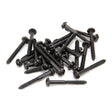 From The Anvil Accessories Black / Fixing Packs From The Anvil - Black 10 x 1 1/2" Round Head Screws (25)