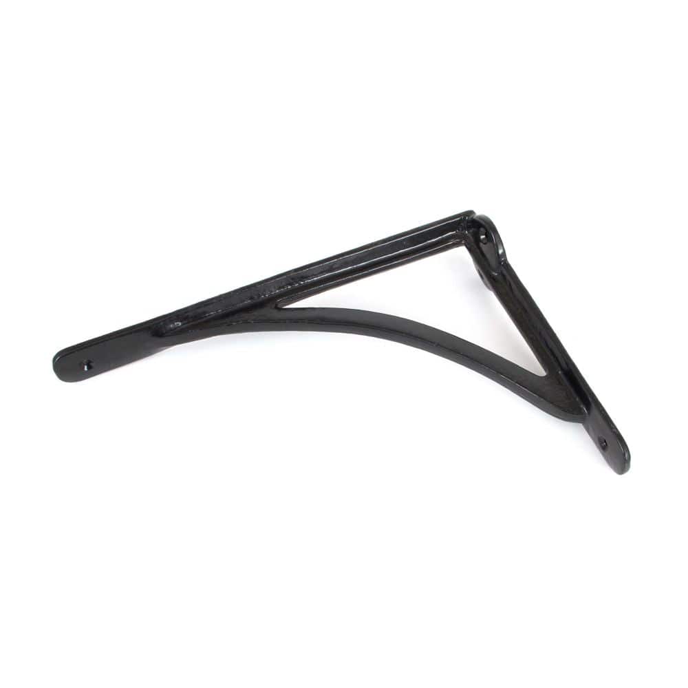 From The Anvil Accessories Black / Shelf Brackets / 10 x 7" From The Anvil - Black 10'' x 7'' Curved Shelf Bracket