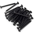 From The Anvil Accessories Black / Fixing Packs From The Anvil - Black 10x2" Round Head Screws (25)