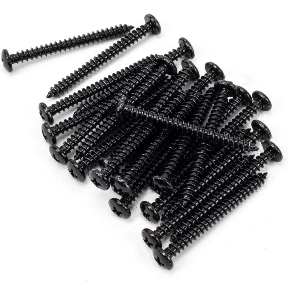 From The Anvil Accessories Black / Fixing Packs From The Anvil - Black 10x2" Round Head Screws (25)