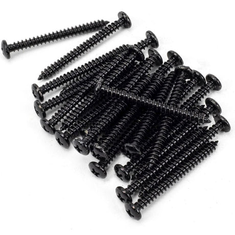 From The Anvil Accessories Black / Fixing Packs From The Anvil - Black 10x2" Round Head Screws (25)