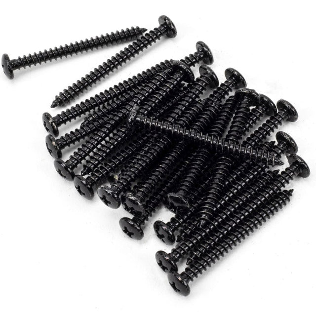 From The Anvil Accessories Black / Fixing Packs From The Anvil - Black 10x2" Round Head Screws (25)