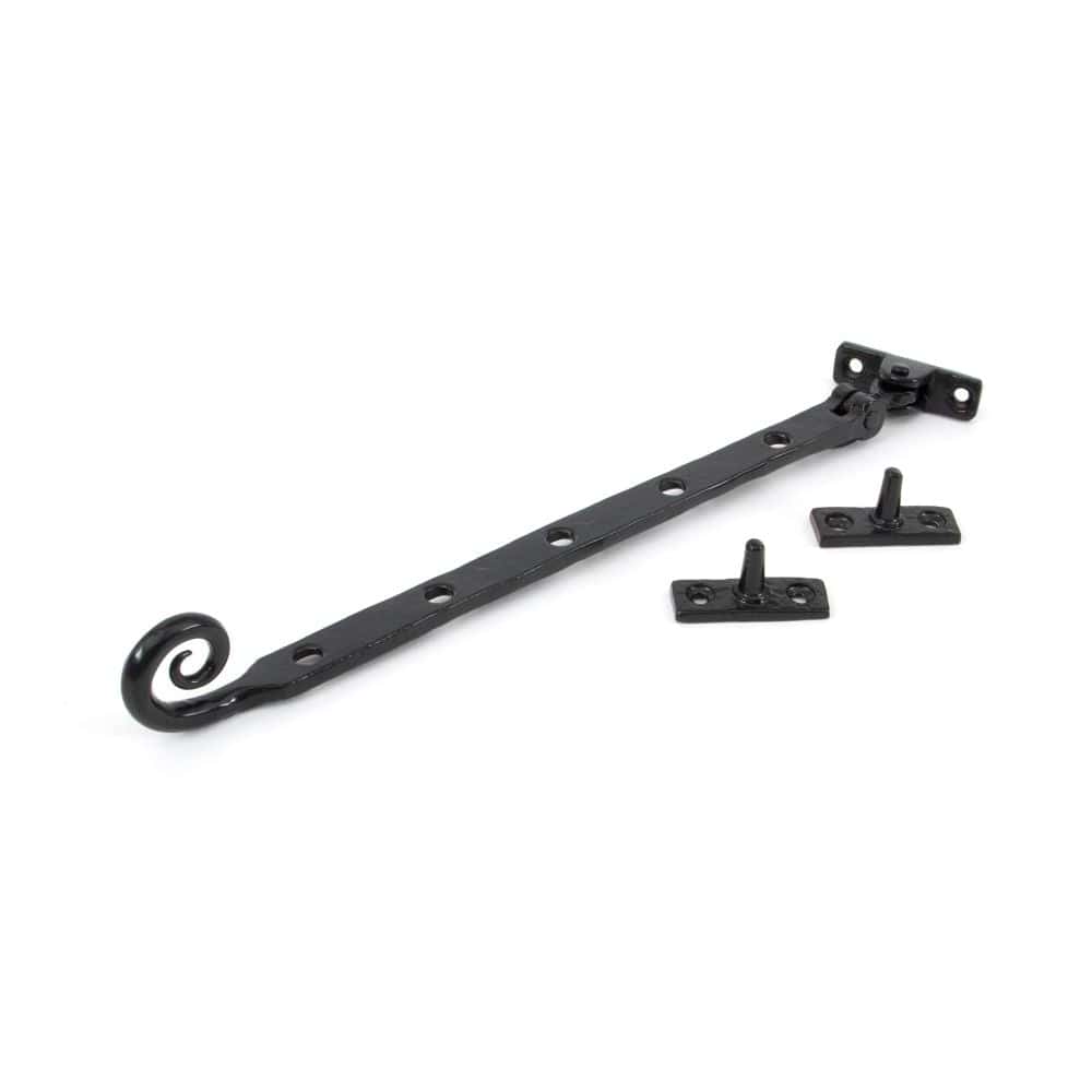 From The Anvil Window Furniture Black / 12"/300mm From The Anvil - Black 12" Handmade Monkeytail Stay