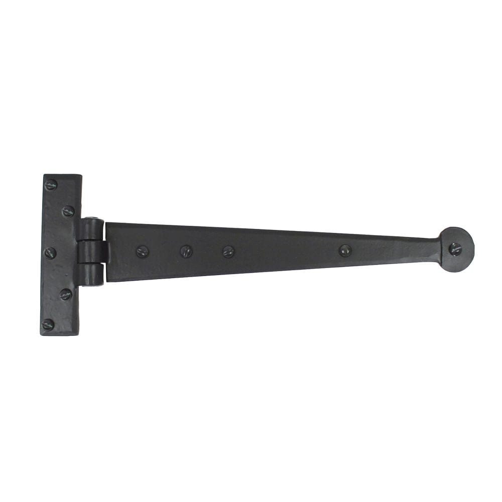 From The Anvil Hinges Black / Tee Hinges / 12" (304mm) From The Anvil - Black 12" Penny End T Hinge (pair)