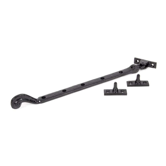 From The Anvil Window Furniture Black / 13"/330mm From The Anvil - Black 13" Rosehead Stay