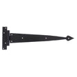 From The Anvil Hinges Black / Tee Hinges / 15" (381mm) From The Anvil - Black 15" Arrow Head T Hinge (pair)