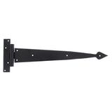 From The Anvil Hinges Black / Tee Hinges / 15" (381mm) From The Anvil - Black 15" Arrow Head T Hinge (pair)