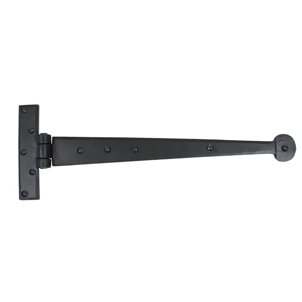 From The Anvil Hinges Black / Tee Hinges / 15" (381mm) From The Anvil - Black 15" Penny End T Hinge (pair)