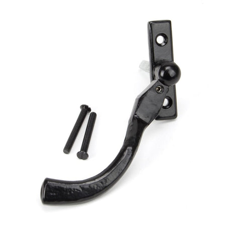 From The Anvil Window Furniture Black / Left Hand / Yes From The Anvil - Black 16mm Peardrop Espag - LH