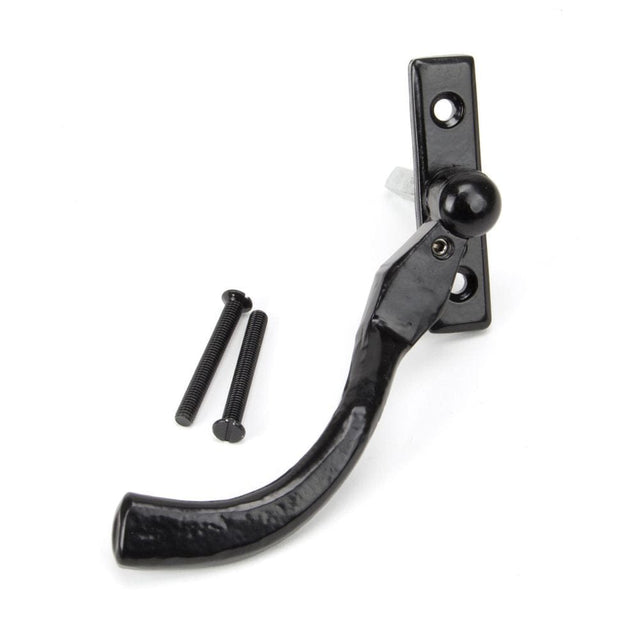 From The Anvil Window Furniture Black / Left Hand / Yes From The Anvil - Black 16mm Peardrop Espag - LH