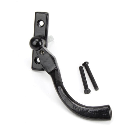 From The Anvil Window Furniture Black / Right Hand / Yes From The Anvil - Black 16mm Peardrop Espag - RH