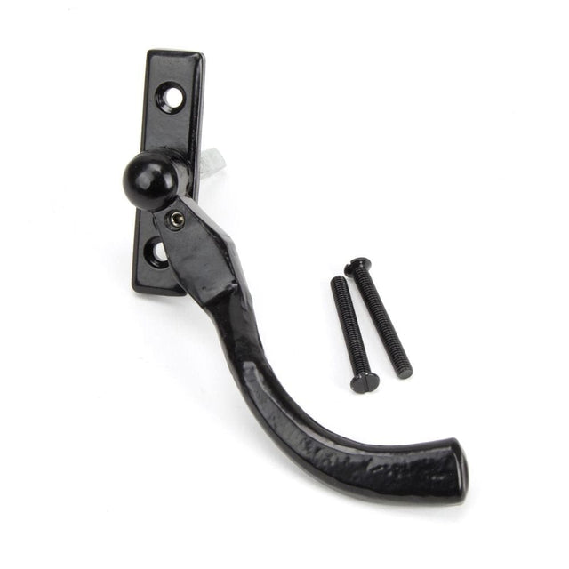 From The Anvil Window Furniture Black / Right Hand / Yes From The Anvil - Black 16mm Peardrop Espag - RH