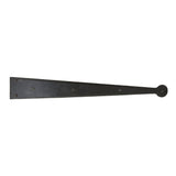 From The Anvil Hinges Black / Hinge Fronts / 18" (457mm) From The Anvil - Black 18" Penny End Hinge Front (pair)