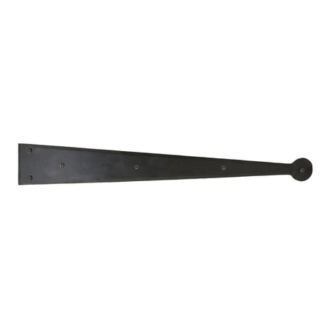 From The Anvil Hinges Black / Hinge Fronts / 18" (457mm) From The Anvil - Black 18" Penny End Hinge Front (pair)