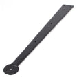 From The Anvil Hinges Black / Hinge Fronts / 18" (457mm) From The Anvil - Black 18" Penny End Hinge Front (pair)