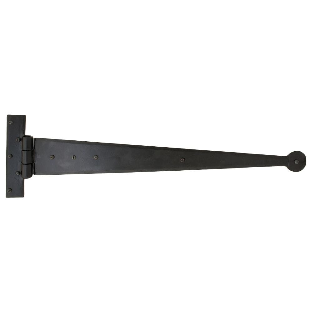 From The Anvil Hinges Black / Tee Hinges / 18" (457mm) From The Anvil - Black 18" Penny End T Hinge (pair)