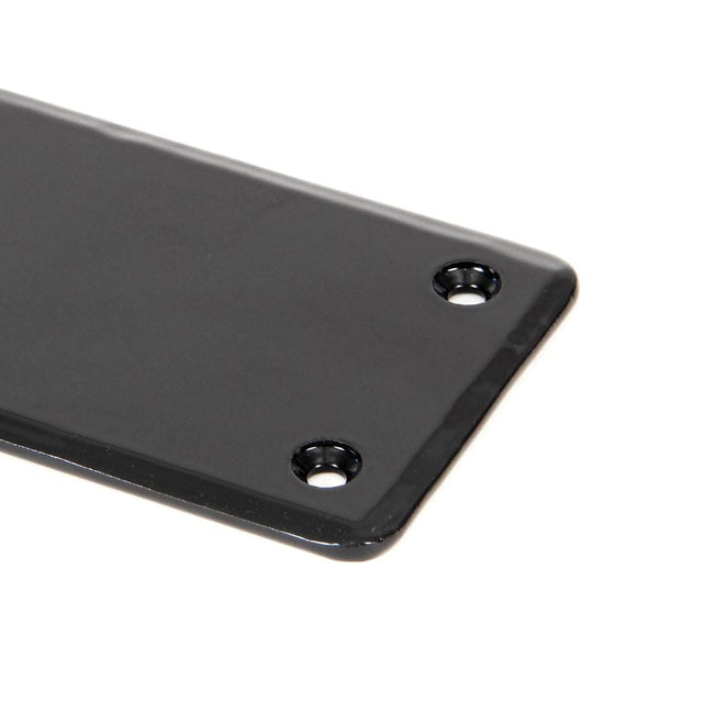 From The Anvil Door Furniture Black / Finger Plates / 1800 x 66mm From The Anvil - Black 1800mm Plain Fingerplate