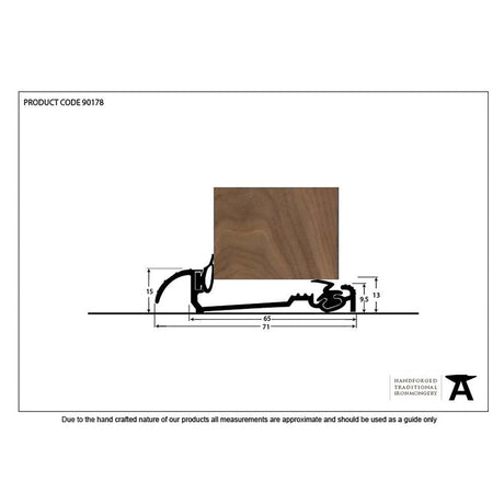 From The Anvil Accessories Black / Thresholds / 1829mm From The Anvil - Black 1829mm Macclex 15/56 Threshold