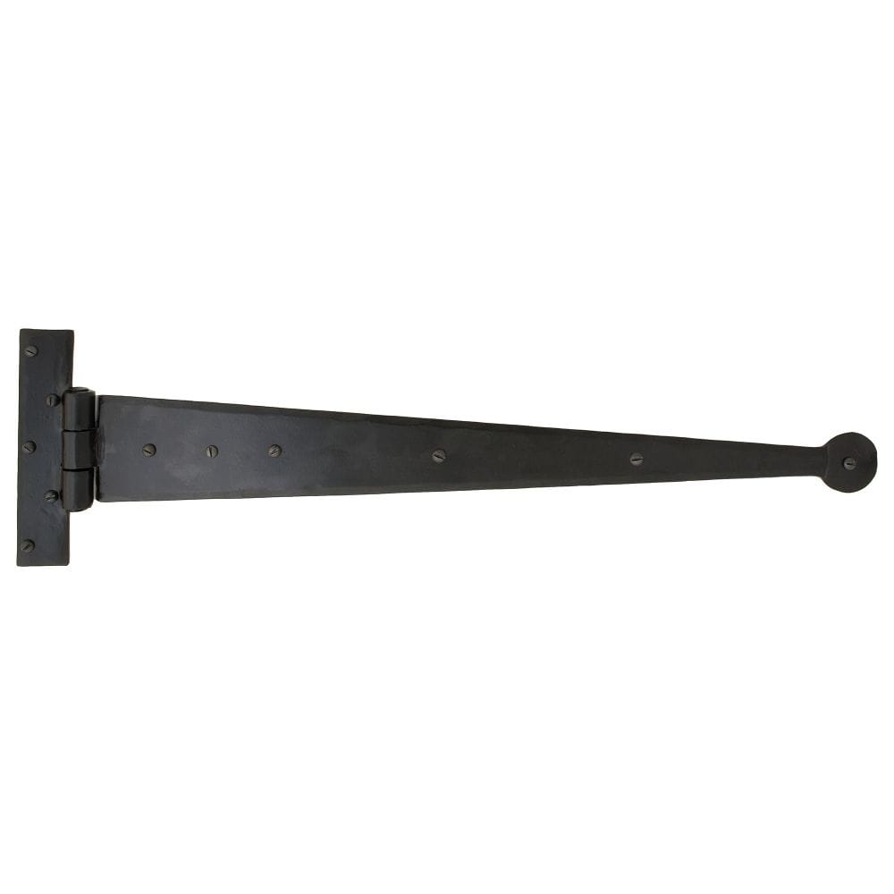 From The Anvil Hinges Black / Tee Hinges / 22" (559mm) From The Anvil - Black 22" Penny End T Hinge (pair)