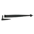 From The Anvil Hinges Black / Hook & Band Hinges / 4" x (102mm) From The Anvil - Black 24" Band & Spike Hinge (Pair)
