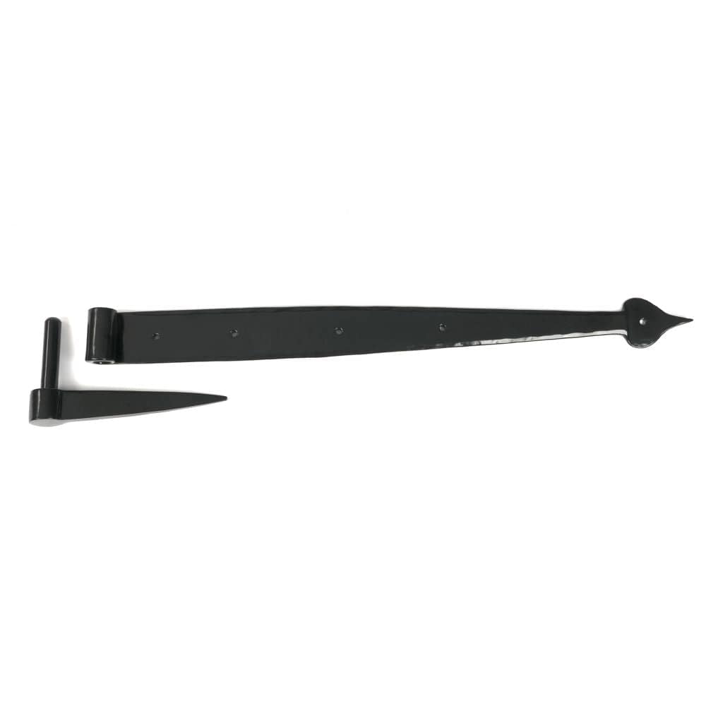 From The Anvil Hinges Black / Hook & Band Hinges / 4" x (102mm) From The Anvil - Black 24" Band & Spike Hinge (Pair)
