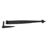 From The Anvil Hinges Black / Hook & Band Hinges / 4" x (102mm) From The Anvil - Black 24" Band & Spike Hinge (Pair)