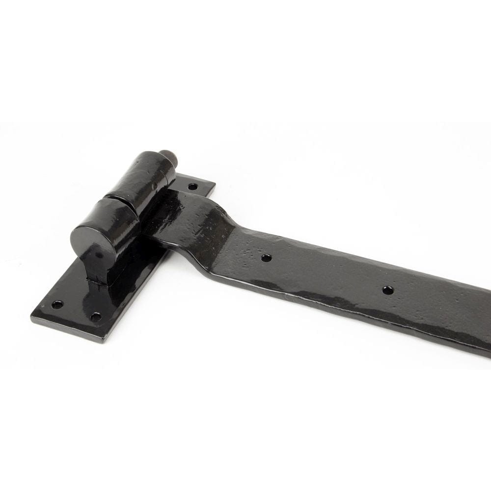 From The Anvil Hinges Black / Hook & Band Hinges / 4" x (102mm) From The Anvil - Black 24" Hook & Band Hinge - Cranked (pair)