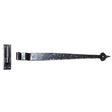 From The Anvil Hinges Black / Hook & Band Hinges / 4" x (102mm) From The Anvil - Black 24" Hook & Band Hinge - Cranked (pair)