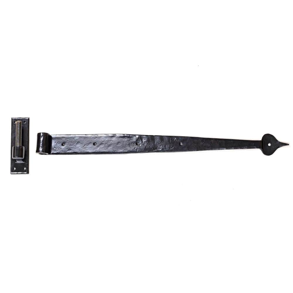 From The Anvil Hinges Black / Hook & Band Hinges / 4" x (102mm) From The Anvil - Black 24" Hook & Band Hinge (pair)