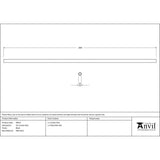 From The Anvil Accessories Black / Poles From The Anvil - Black 2m Curtain Pole