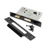 From The Anvil Locks & Latches Black / Euro Profile Sashlocks / 3" / 76mm From The Anvil - Black 3" Euro Profile Sash Lock