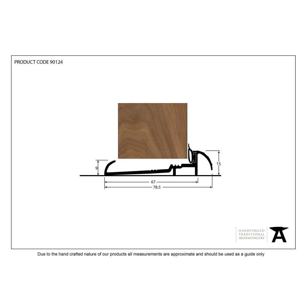 From The Anvil Accessories Black / Thresholds / 3000mm From The Anvil - Black 3000mm OUM/6 Threshold