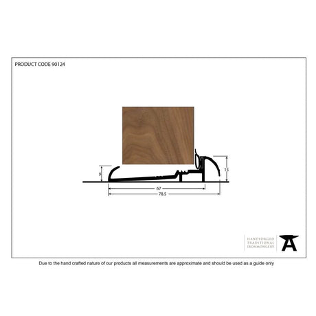 From The Anvil Accessories Black / Thresholds / 3000mm From The Anvil - Black 3000mm OUM/6 Threshold