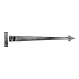 From The Anvil Hinges Black / Hook & Band Hinges / 35" (889mm) From The Anvil - Black 35" Hook & Band Hinge - Cranked (pair)