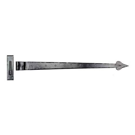 From The Anvil Hinges Black / Hook & Band Hinges / 35" (889mm) From The Anvil - Black 35" Hook & Band Hinge - Cranked (pair)
