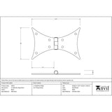 From The Anvil Hinges Black / Butterfly Hinges / 5" (127mm) From The Anvil - Black 5" Butterfly Hinge (pair)