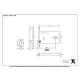 From The Anvil Locks & Latches Black / Horizontal Locks / 5" / 127mm From The Anvil - Black 5" Horizontal Latch