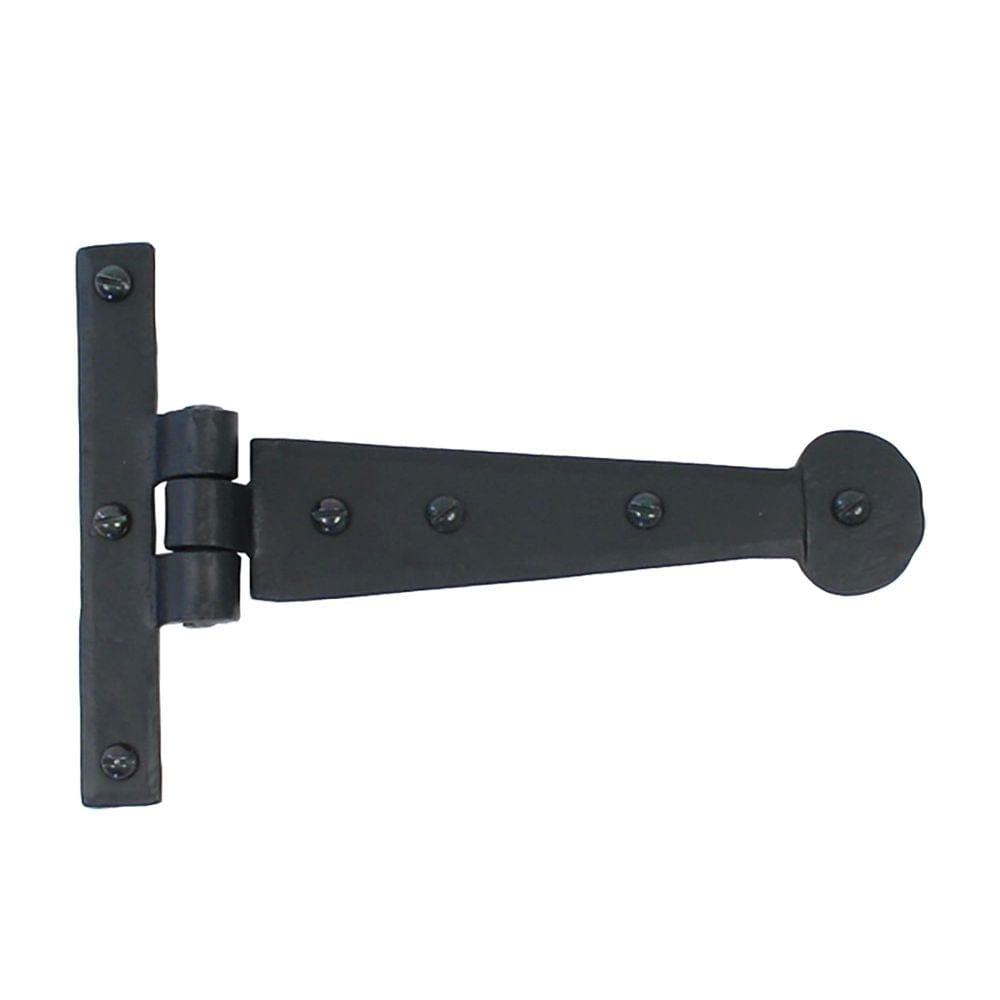 From The Anvil Hinges Black / Tee Hinges / 6" (152mm) From The Anvil - Black 6" Penny End T Hinge (pair)