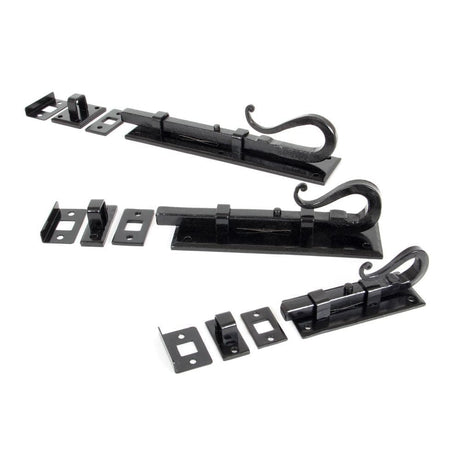 From The Anvil Accessories Black / Straight Surface Bolts / 150mm / 6" From The Anvil - Black 6" Shepherd's Crook Universal Bolt