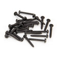 From The Anvil Accessories Black / Fixing Packs From The Anvil - Black 6 x 1" Round Head Screws (25)