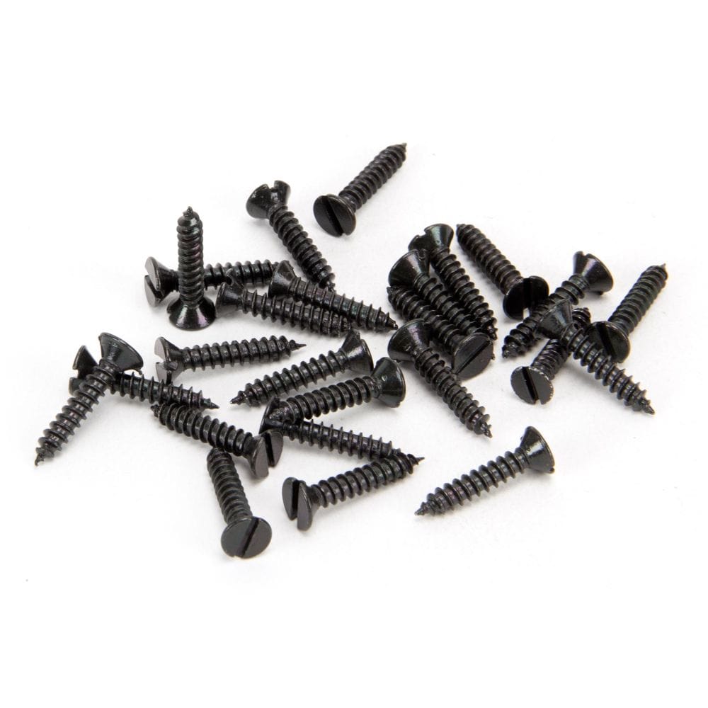 From The Anvil Accessories Black / Fixing Packs From The Anvil - Black 6 x 3/4" Countersunk Screws (25)