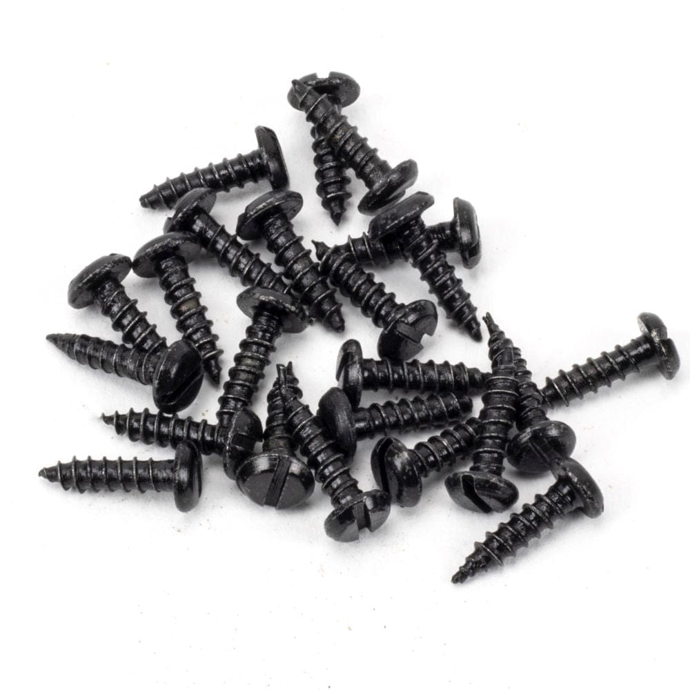 From The Anvil Accessories Black / Fixing Packs From The Anvil - Black 6xÃƒâ€šÃ‚Â½" Round Head Screws (25)