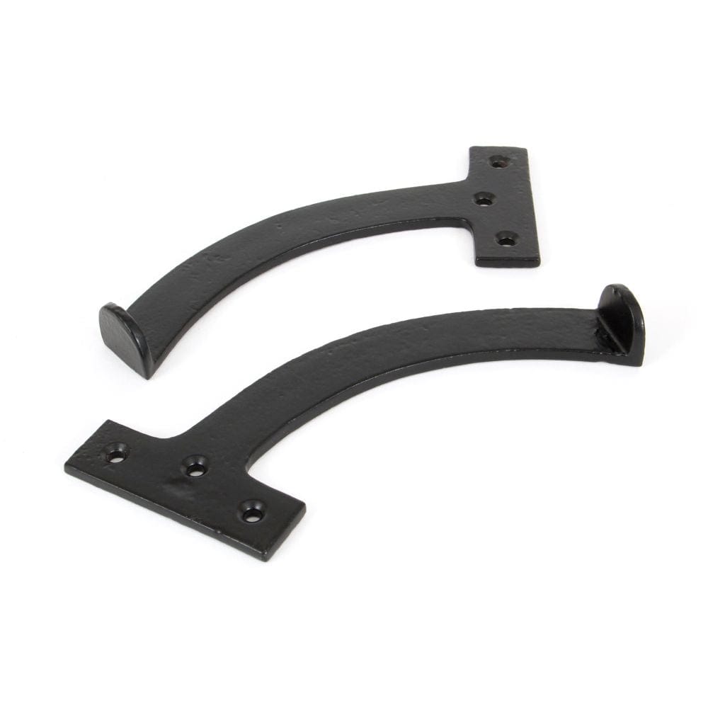 From The Anvil Window Furniture Black / Quadrant Arm Stay From The Anvil - Black 7" Quadrant Stay (Pair)