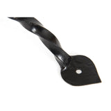 From The Anvil Cabinet Hardware Black / Cabinet Pull Handles From The Anvil - Black 7" Twist Pull Handle
