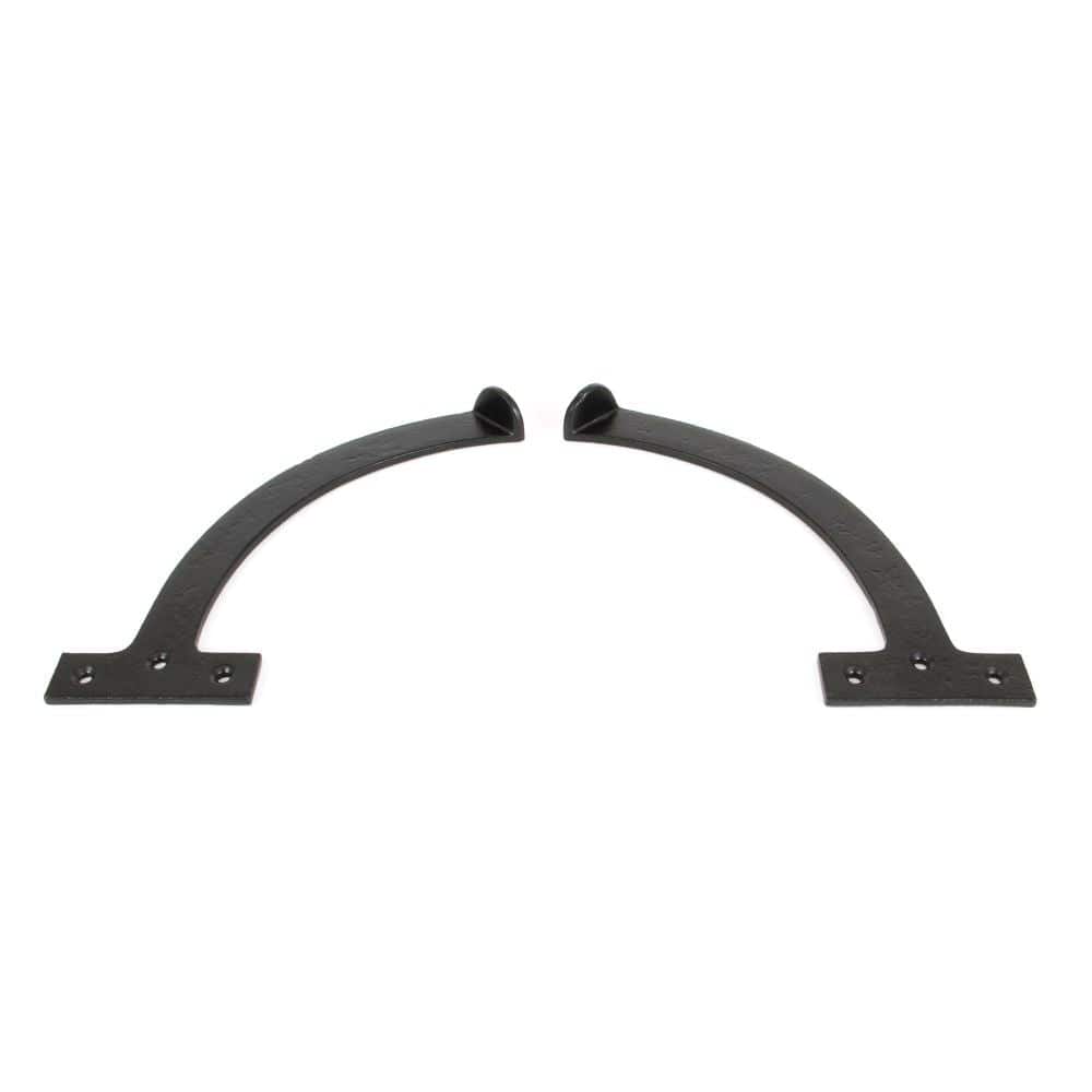 From The Anvil Window Furniture Black / Quadrant Arm Stay From The Anvil - Black 8.5" Quadrant Stay (Pair)